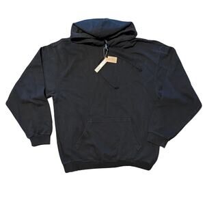 SKIMS Terry Men's Relaxed Hoodie Washed Obsidian NWT Size XS